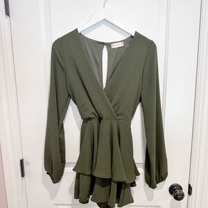 Altar’d State Green Romper